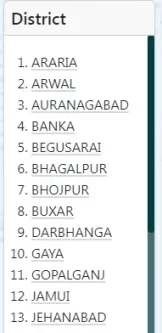 District Selection District Selection