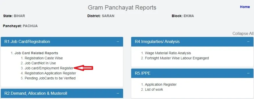 Gram Panchayat Reports Gram Panchayat Reports